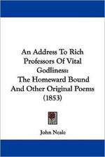 An Address To Rich Professors Of Vital Godliness