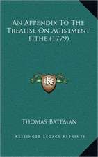 An Appendix To The Treatise On Agistment Tithe (1779)