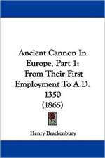 Ancient Cannon In Europe, Part 1