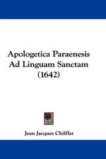 Apologetica Paraenesis Ad Linguam Sanctam (1642)