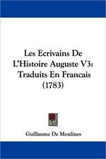 Les Ecrivains De L'Histoire Auguste V3