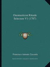 Onomasticon Rituale Selectum V1 (1787)