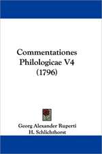 Commentationes Philologicae V4 (1796)