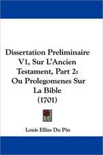 Dissertation Preliminaire V1, Sur L'Ancien Testament, Part 2