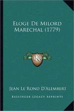 Eloge De Milord Marechal (1779)