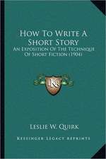 How To Write A Short Story