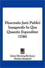 Dissertatio Juris Publici Inauguralis In Qua Quaestio Expenditur (1746)