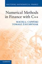 Numerical Methods in Finance with C++