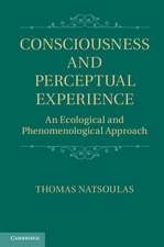 Consciousness and Perceptual Experience: An Ecological and Phenomenological Approach