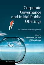 Corporate Governance and Initial Public Offerings: An International Perspective