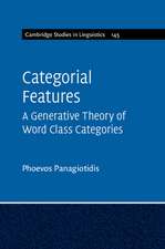 Categorial Features