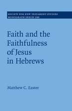 Faith and the Faithfulness of Jesus in Hebrews