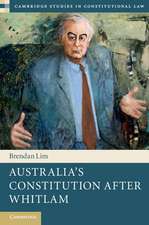 Australia's Constitution after Whitlam