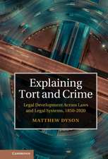 Explaining Tort and Crime