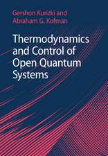 Thermodynamics and Control of Open Quantum Systems