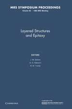 Layered Structures and Epitaxy: Volume 56