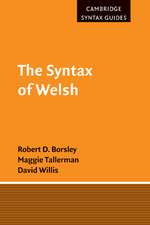 The Syntax of Welsh