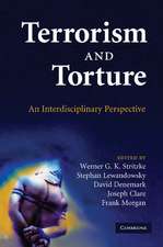 Terrorism and Torture: An Interdisciplinary Perspective