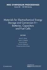 Materials for Electrochemical Energy Storage and Conversion II—Batteries, Capacitors and Fuel Cells: Volume 496