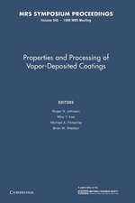 Properties and Processing of Vapor-Deposited Coatings: Volume 555