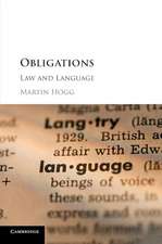 Obligations: Law and Language