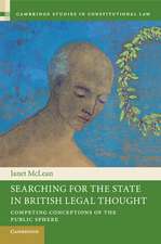 Searching for the State in British Legal Thought: Competing Conceptions of the Public Sphere