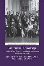 Contractual Knowledge: One Hundred Years of Legal Experimentation in Global Markets