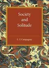 Society and Solitude