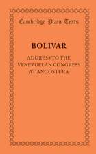 Address to the Venezuelan Congress at Angostura