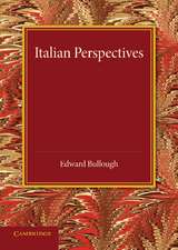 Italian Perspectives: An Inaugural Lecture