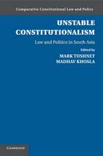 Unstable Constitutionalism