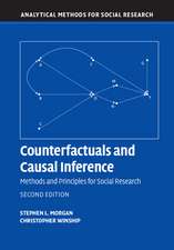 Counterfactuals and Causal Inference: Methods and Principles for Social Research