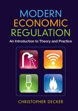 Modern Economic Regulation: An Introduction to Theory and Practice