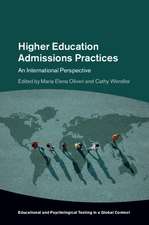 Higher Education Admissions Practices: An International Perspective