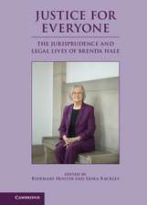 Justice for Everyone: The Jurisprudence and Legal Lives of Brenda Hale