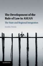 The Development of the Rule of Law in ASEAN: The State and Regional Integration