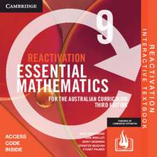 Essential Mathematics for the Australian Curriculum Year 9 Reactivation Card