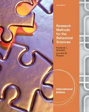 Research Methods for the Behavioral Sciences, International Edition