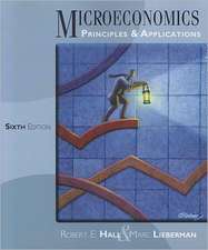 Microeconomics: Principles & Applications