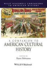 A Companion to American Cultural History