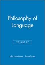 Philosophy of Language