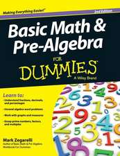 Basic Math and Pre-Algebra for Dummies