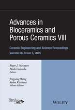 Advances in Bioceramics and Porous Ceramics VIII – Ceramic Engineering and Science Proceedings, Volume 36 Issue 5