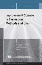 EV153 Improvement Science in E