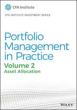 Portfolio Management in Practice, Vol 2 – Asset Allocation