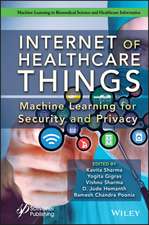 Internet of Healthcare Things – Machine Learning for Security and Privacy