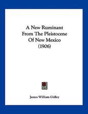 A New Ruminant From The Pleistocene Of New Mexico (1906)