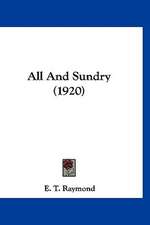 All And Sundry (1920)