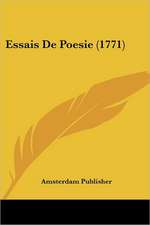 Essais De Poesie (1771)