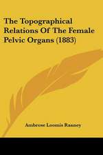 The Topographical Relations Of The Female Pelvic Organs (1883)